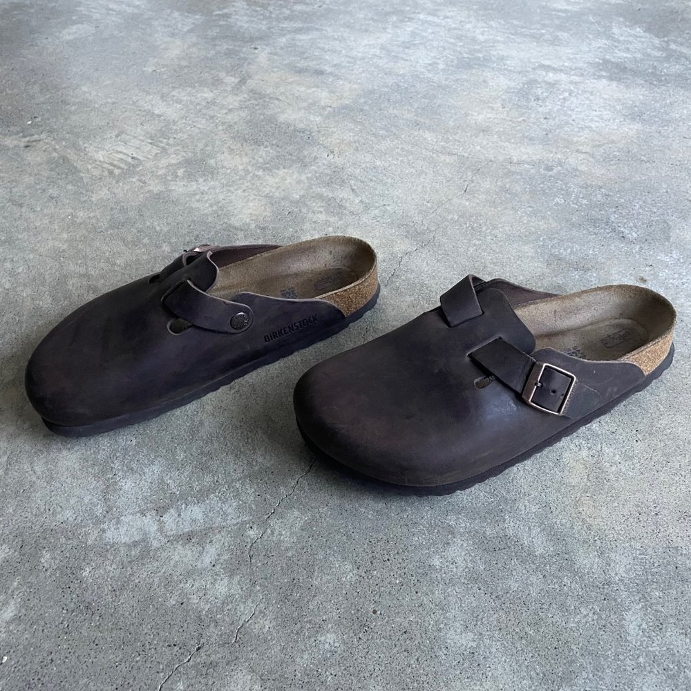 Birkenstock Boston Clog Habana Oiled Leather